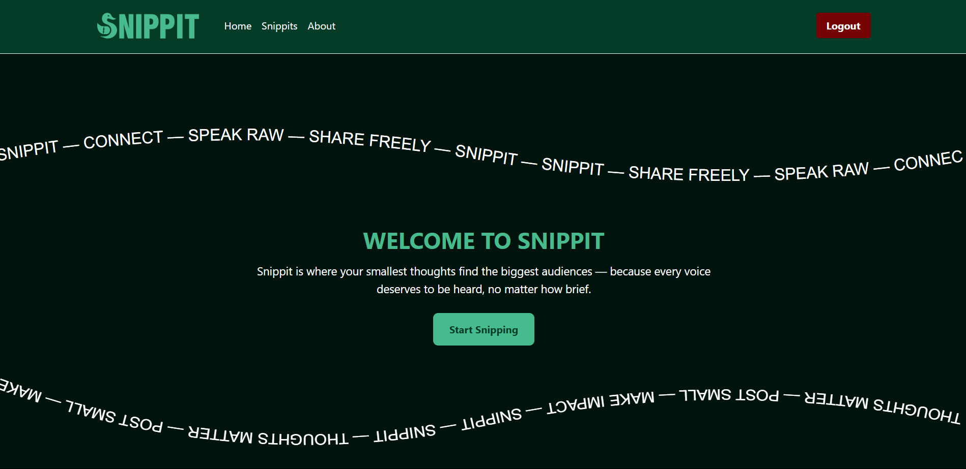 Snippit Web App