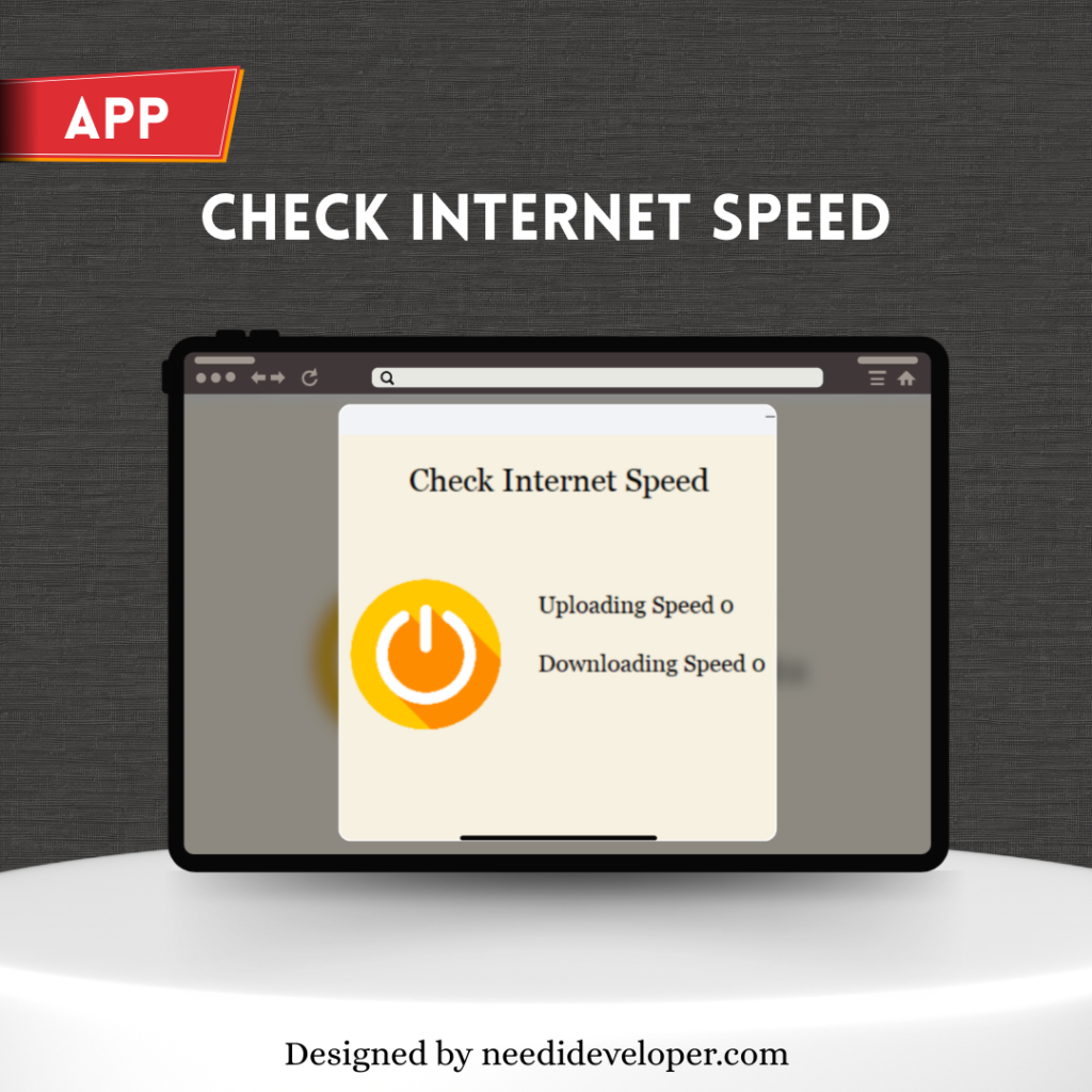 Internet Speed Test App