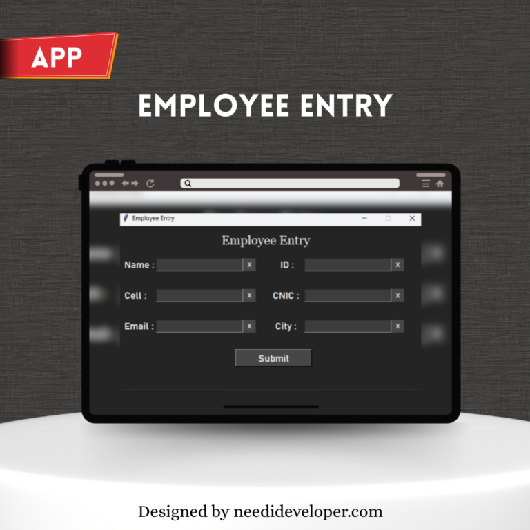 Data Entry App with Python